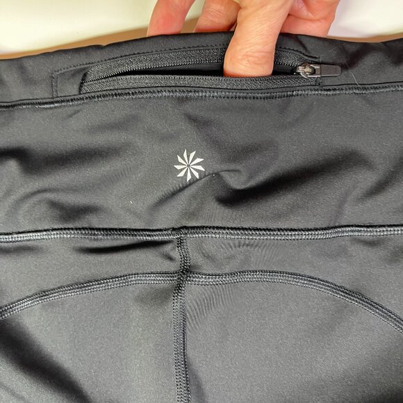 Athleta Size PM Black Accelerate 7/8 Tight - Picture 6 of 9